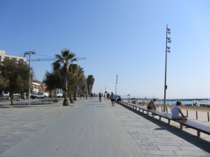 The Barcelona boardwalk